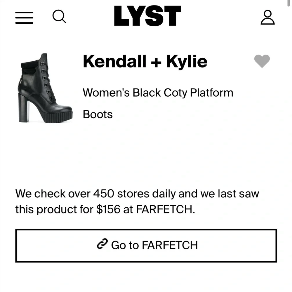 ❌SOLD❌ Kendall + Kylie Coty Platform Combat Boots - Picture 10 of 10